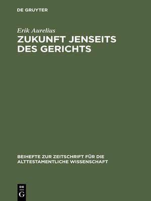 cover image of Zukunft jenseits des Gerichts